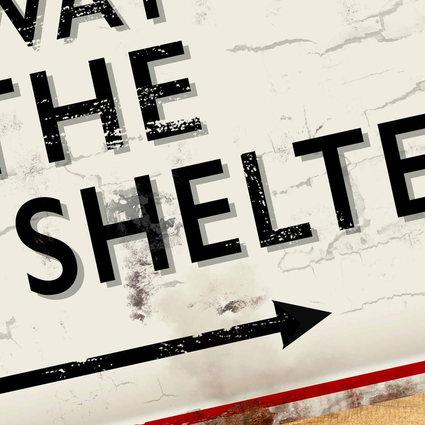 Air Raid Shelter World War 2 Wartime Vintage Metal Wall Sign 200x305mm