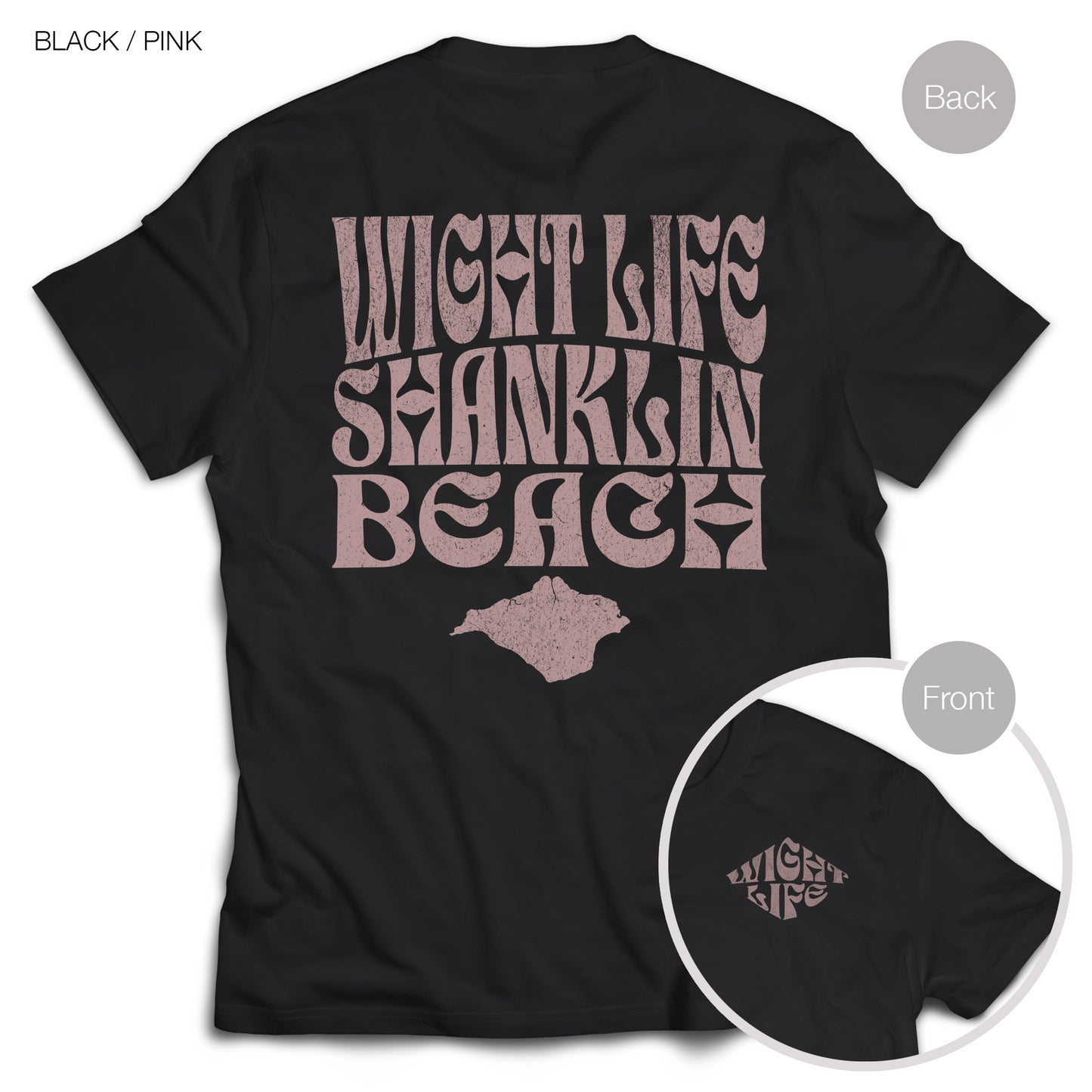 Wight Life T-Shirt - Shanklin Beach - WLT09