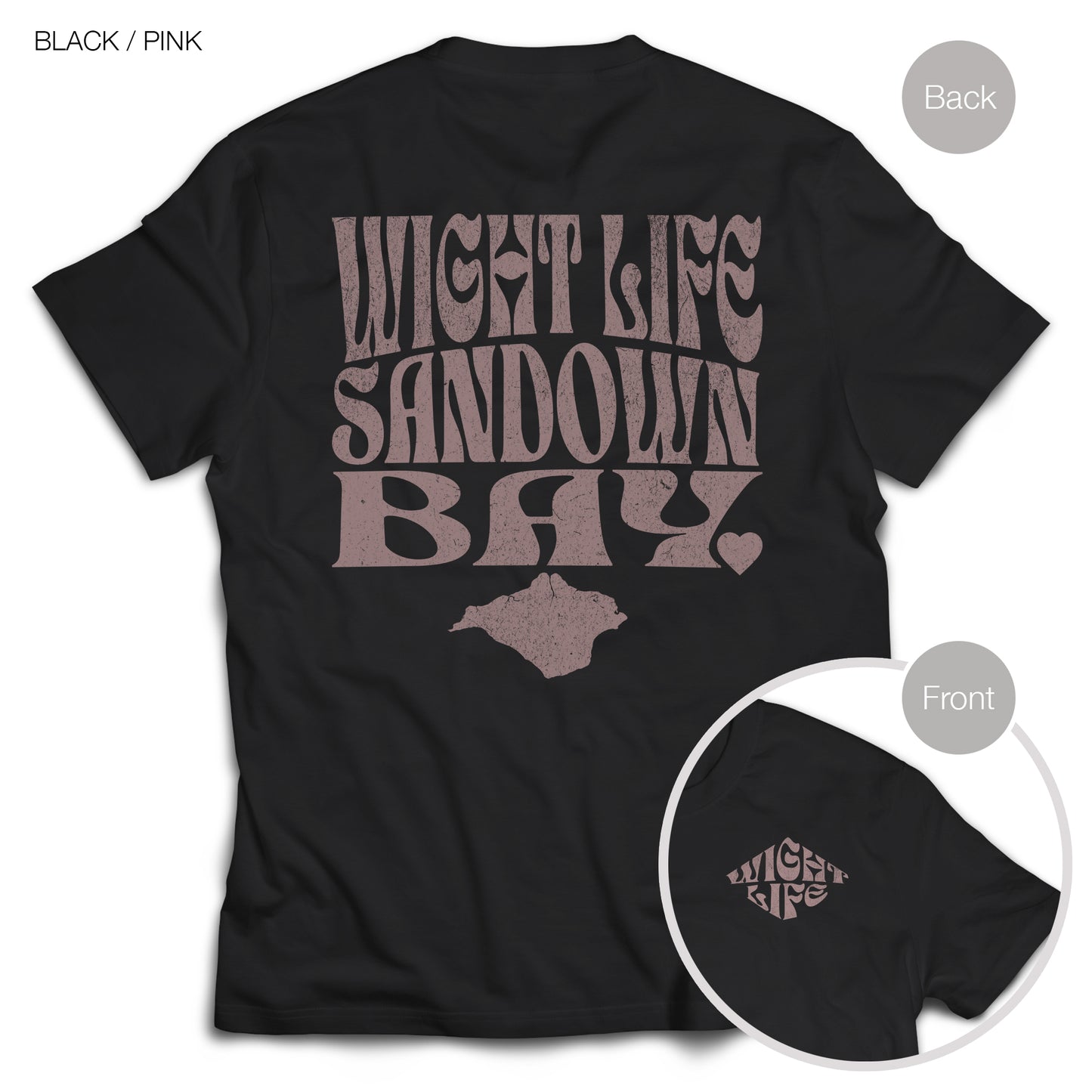 Wight Life T-Shirt - Sandown Bay - WLT06