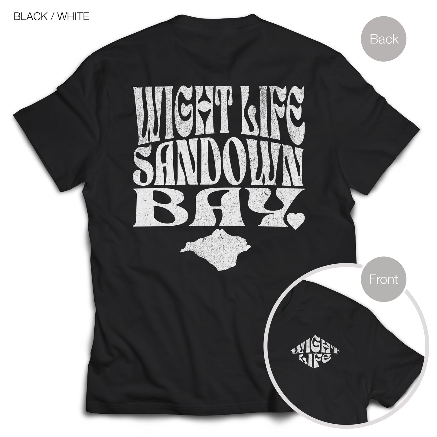 Wight Life T-Shirt - Sandown Bay - WLT06