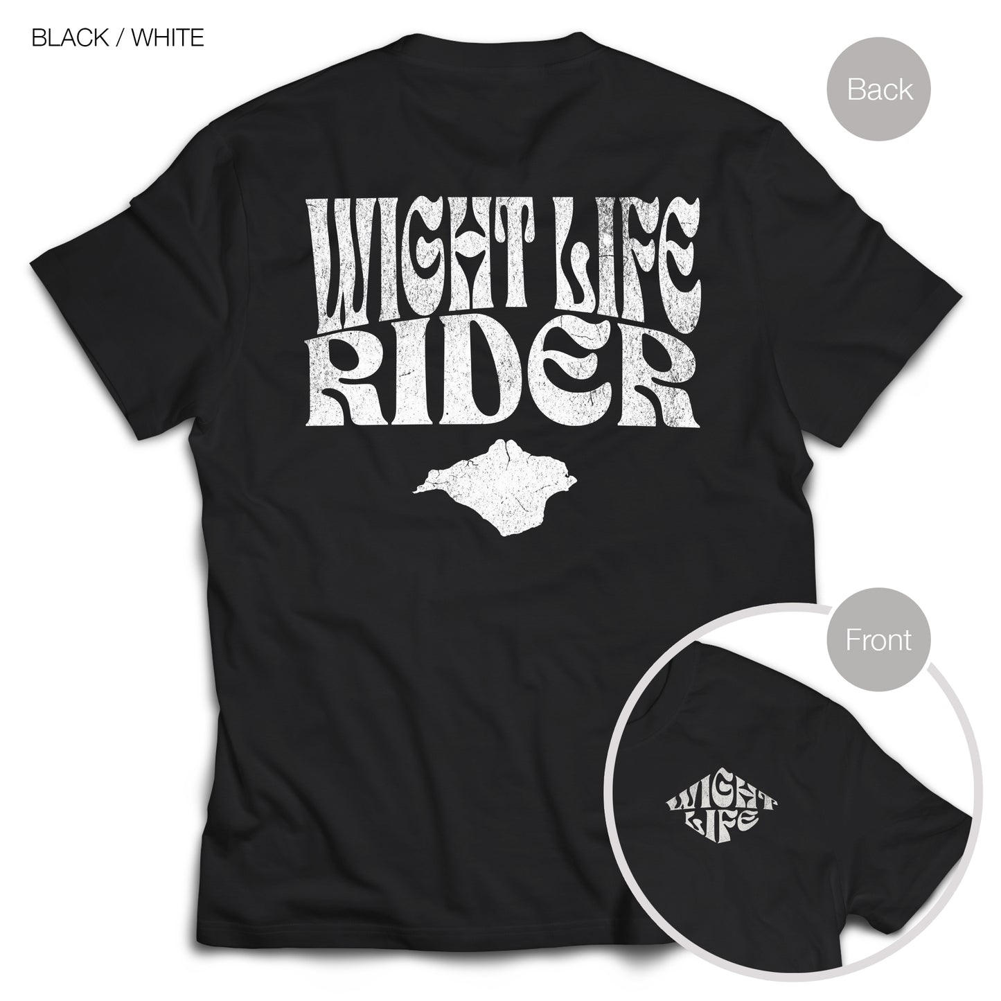 Wight Life T-Shirt - Rider - Unisex Isle of Wight Tee
