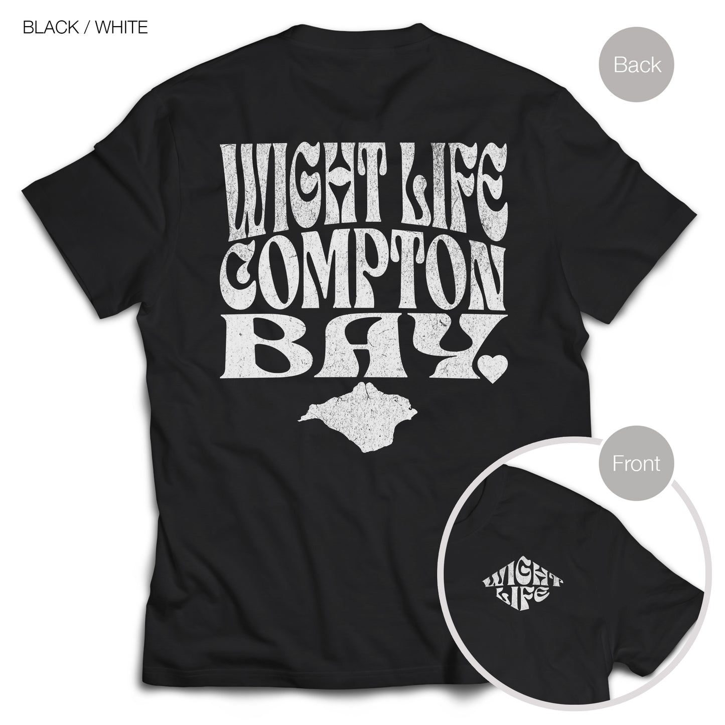 Wight Life T-Shirt - Compton Bay - WLT05