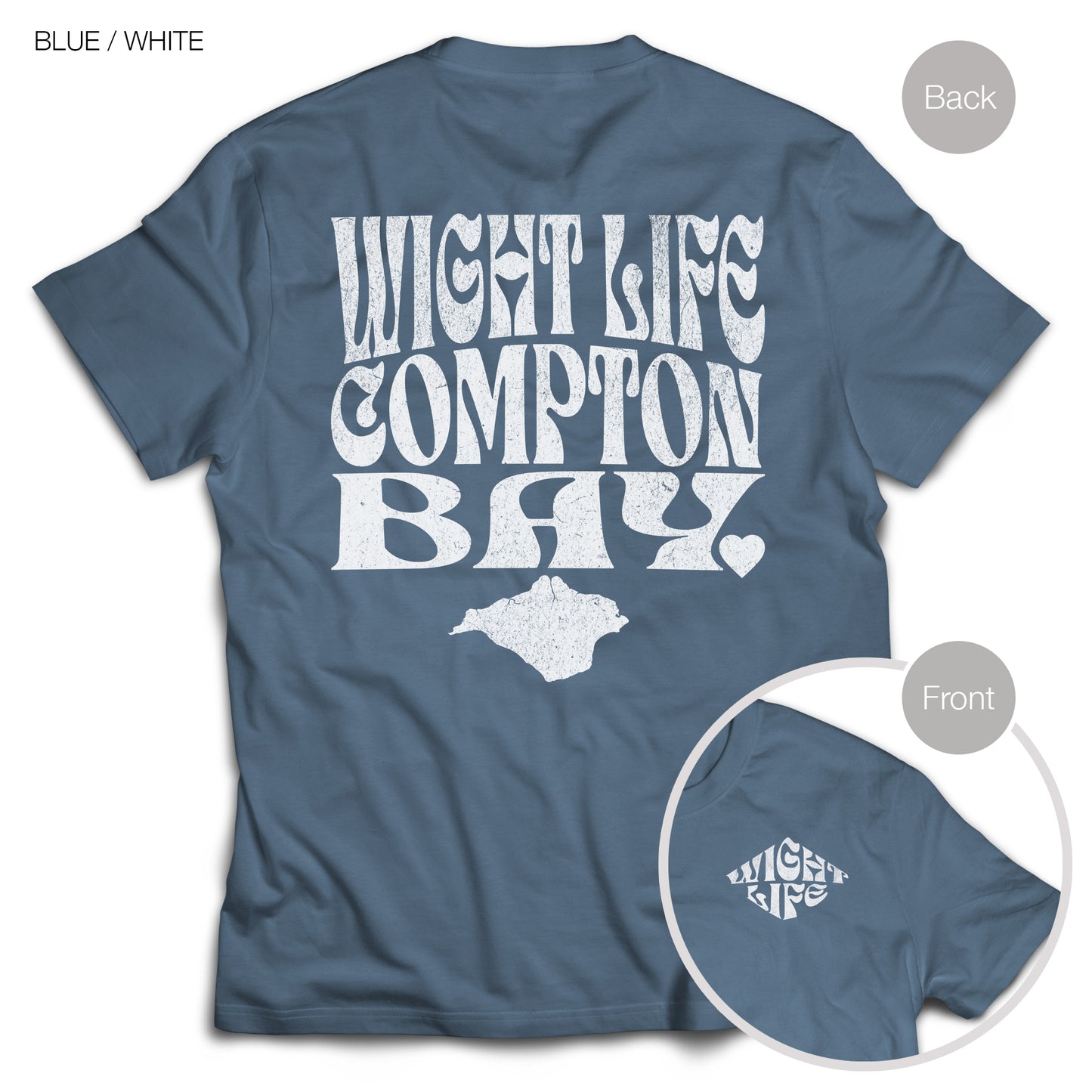 Wight Life T-Shirt - Compton Bay - WLT05