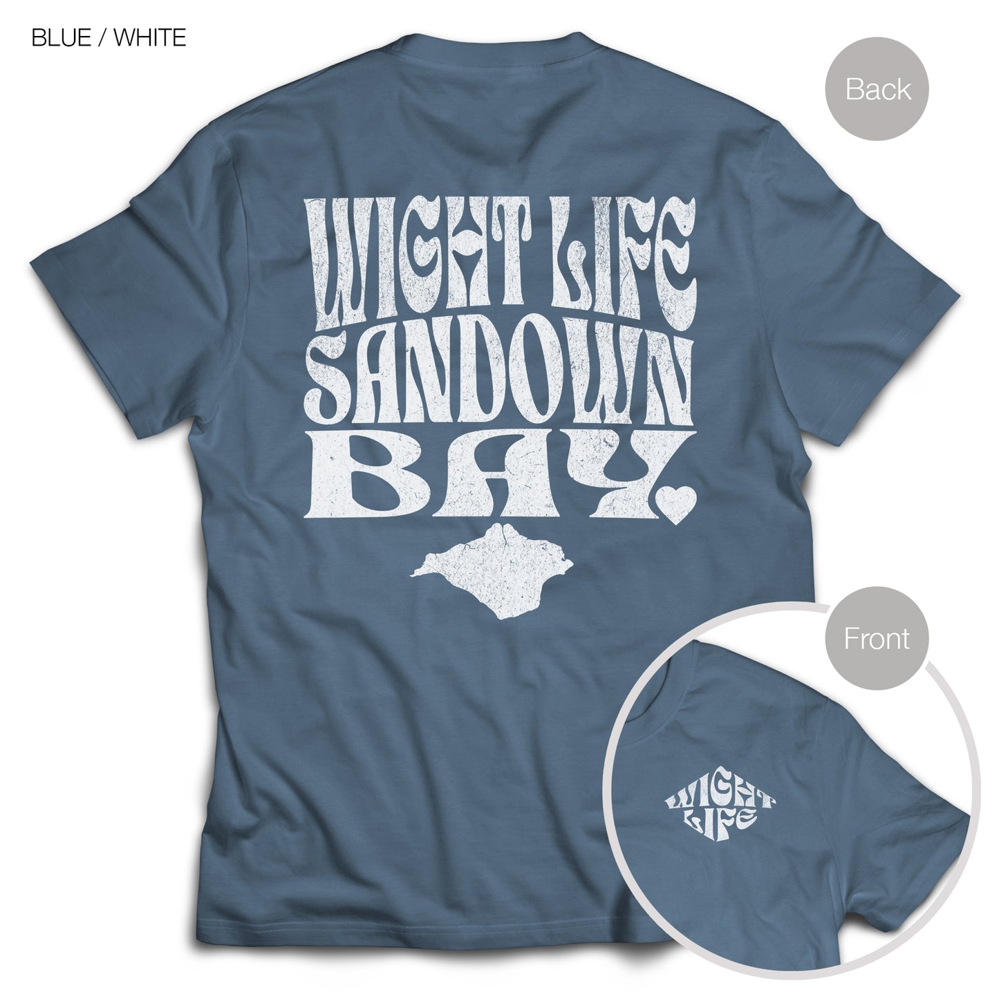 Wight Life T-Shirt - Sandown Bay - WLT06