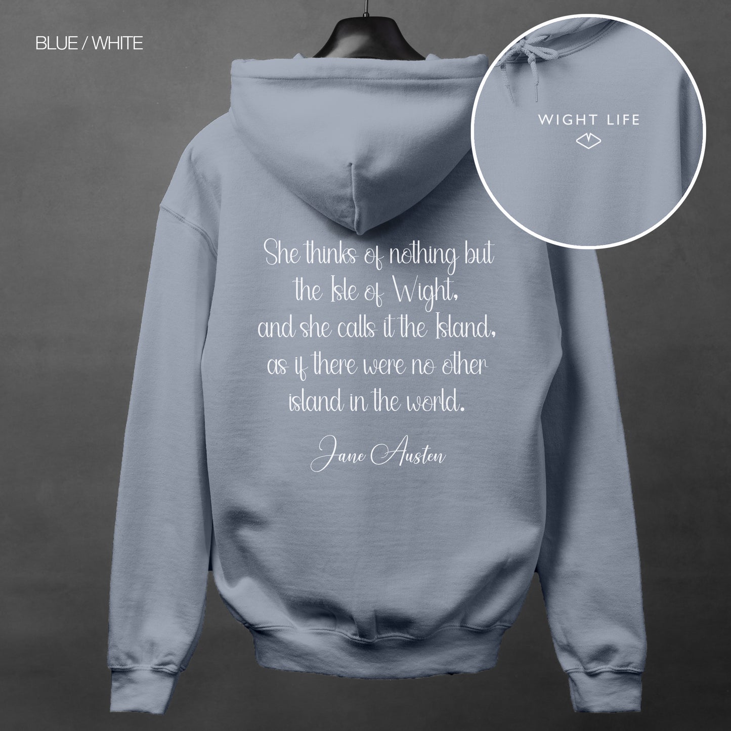 Wight Life Hoodie - Jane Austen - WLH19