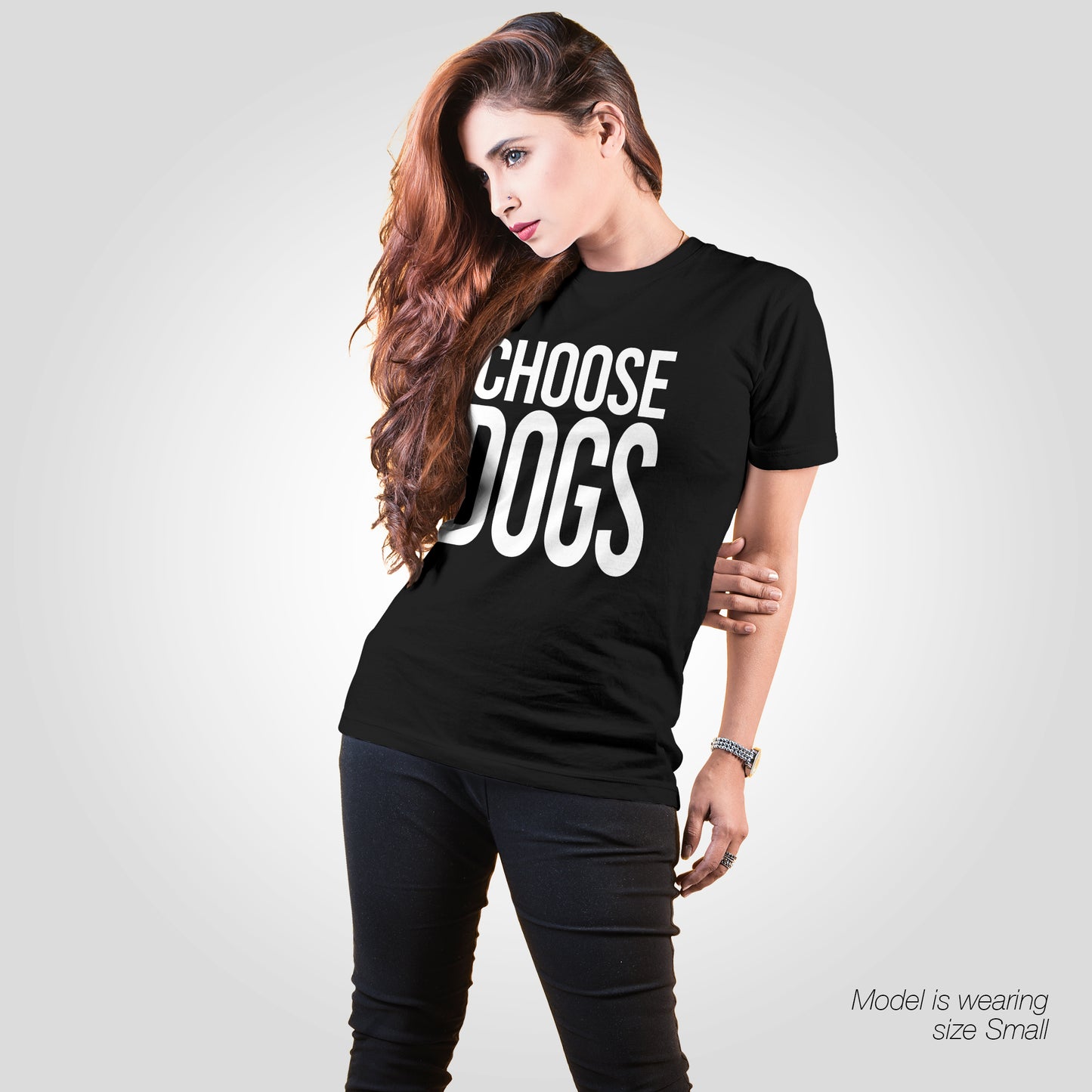 Choose Dogs T-Shirt - Funny Slogan T-Shirt - Dog Lover Tee