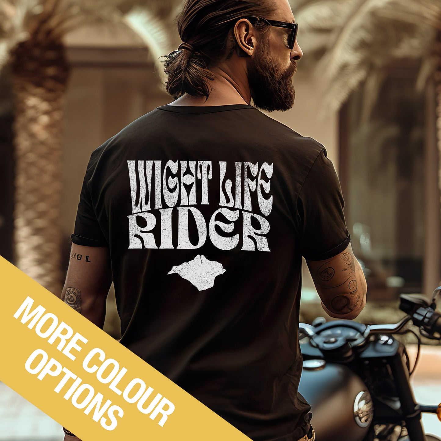 Wight Life T-Shirt - Rider - Unisex Isle of Wight Tee