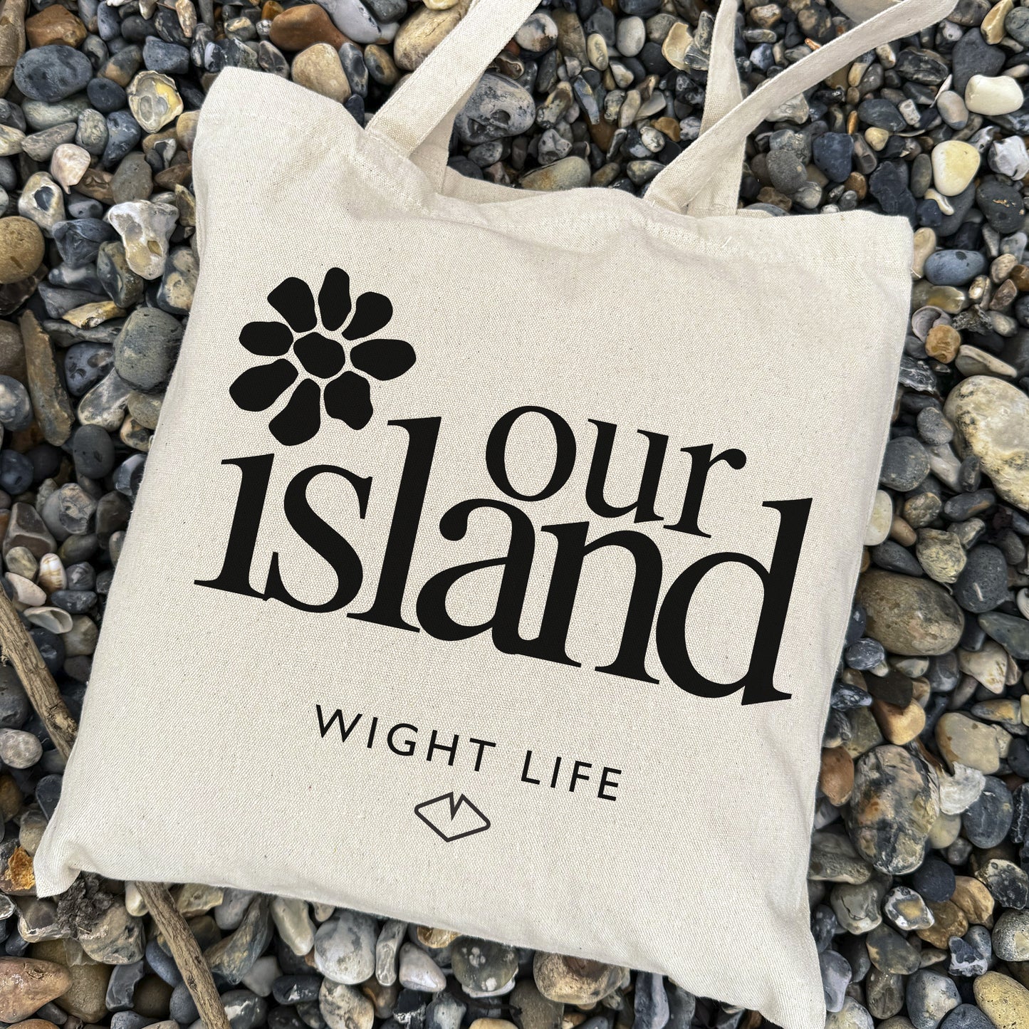 Wight Life Tote Bag - Our Island Flower - Shopping Bag