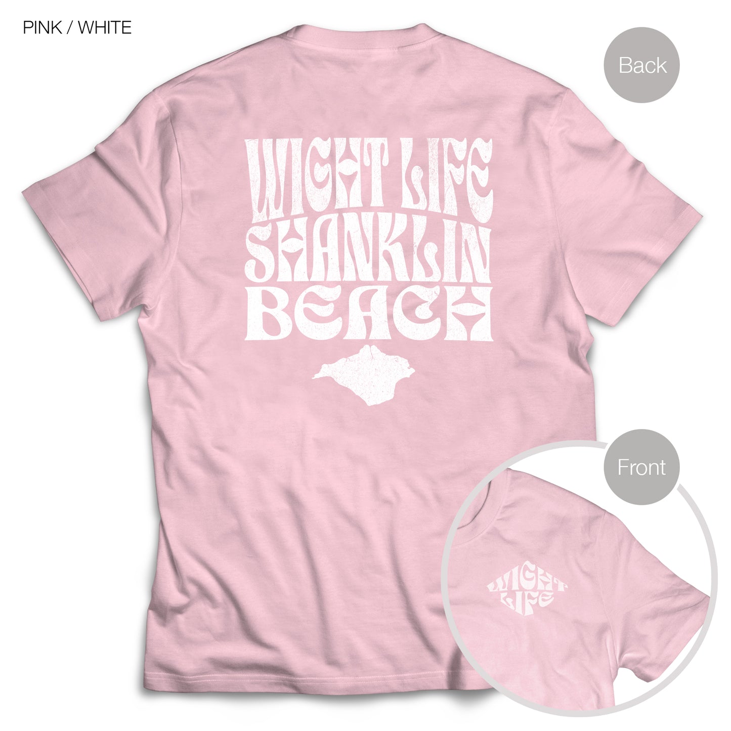 Wight Life T-Shirt - Shanklin Beach - WLT09