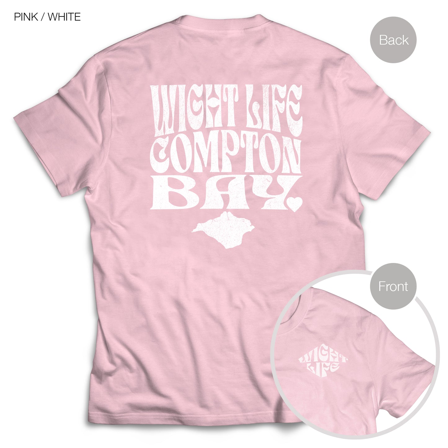Wight Life T-Shirt - Compton Bay - WLT05