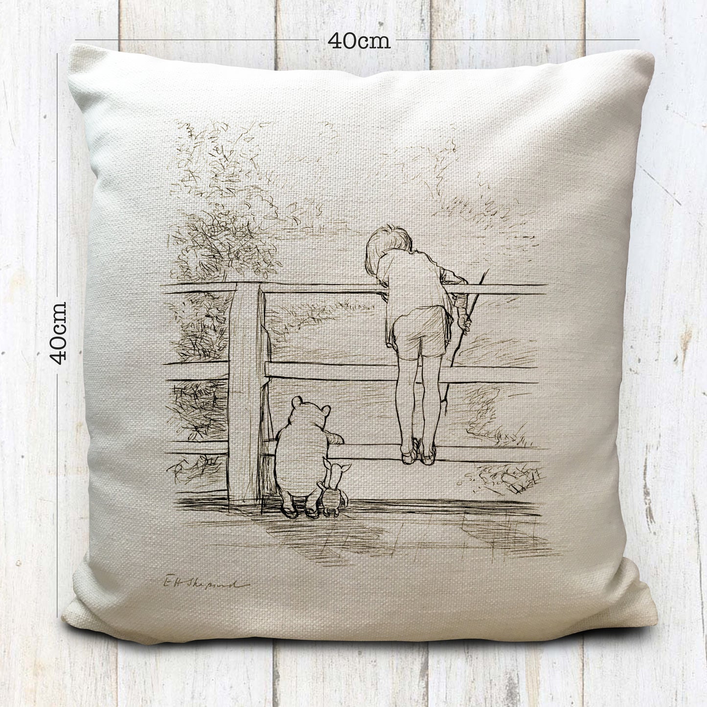 Winnie the Pooh - Pooh Sticks - Cushion Cover