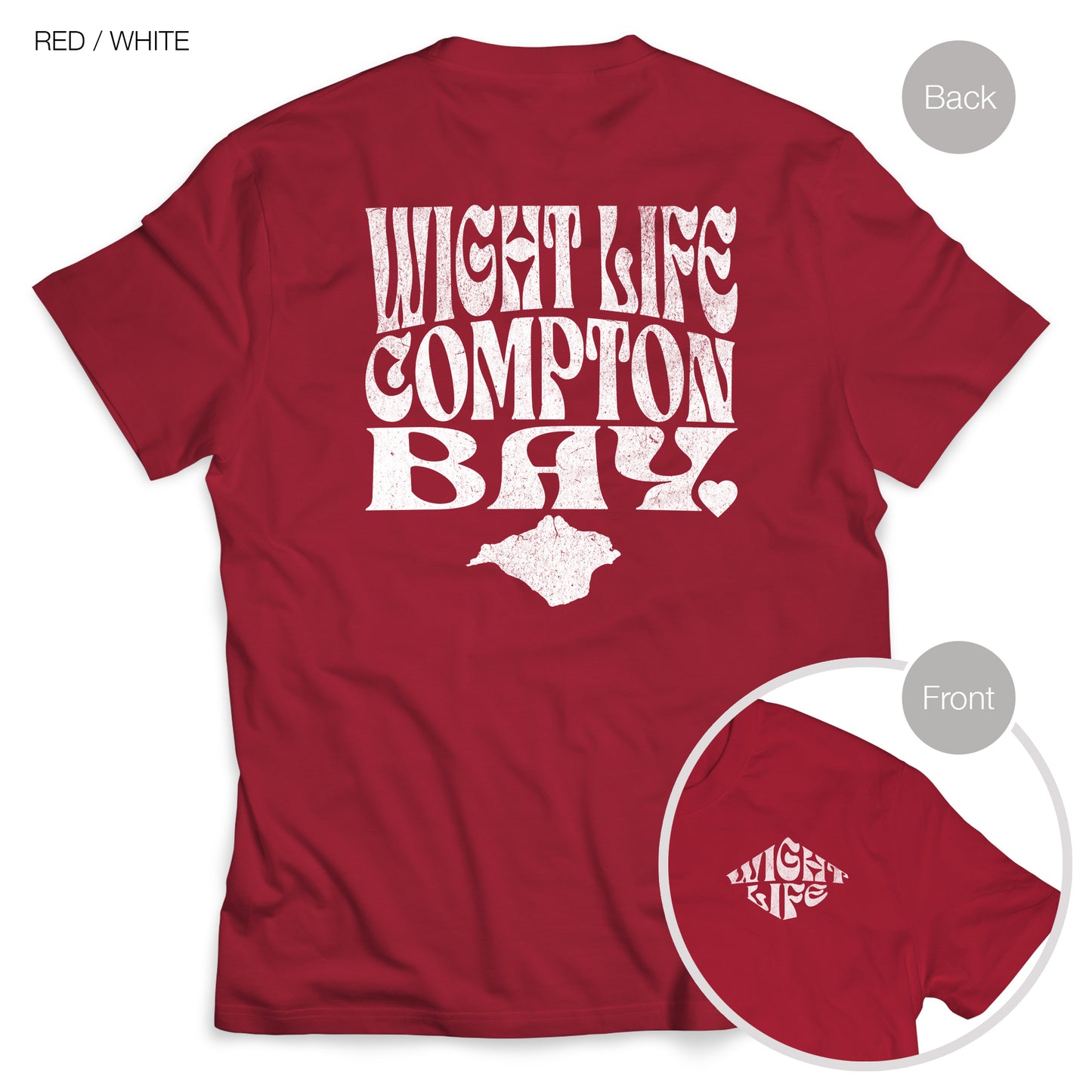 Wight Life T-Shirt - Compton Bay - WLT05