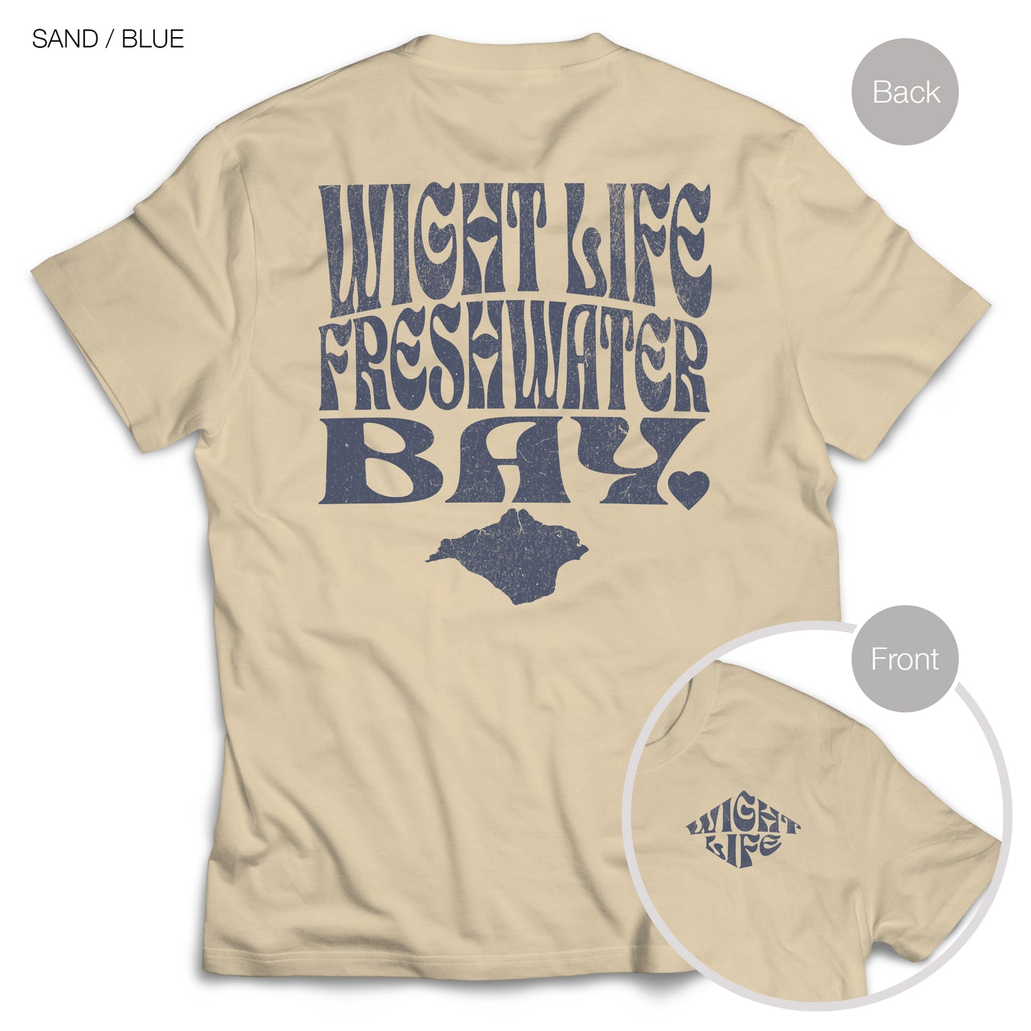 Wight Life T-Shirt - Freshwater Bay - WLT03