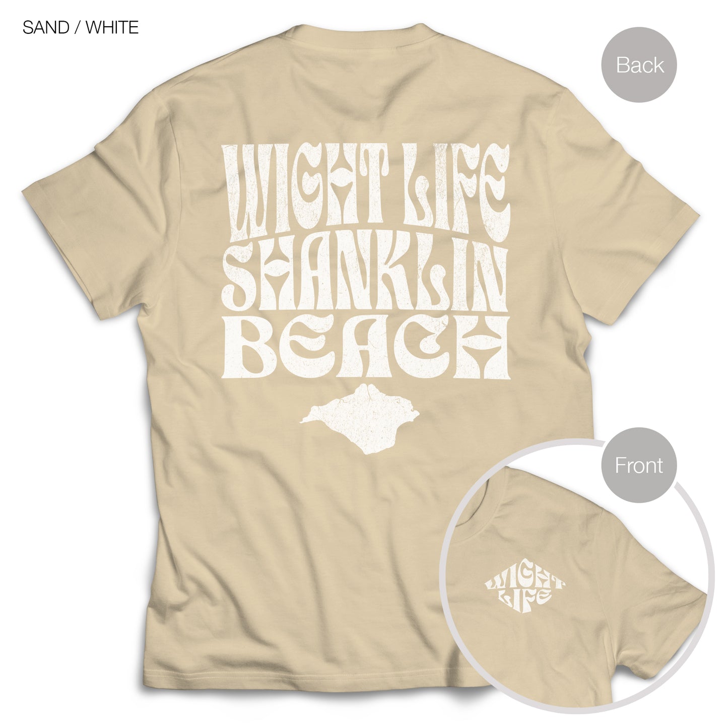 Wight Life T-Shirt - Shanklin Beach - WLT09