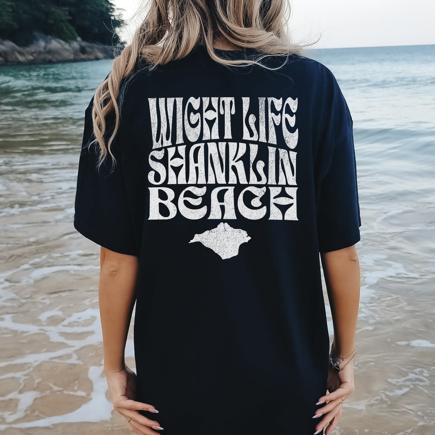 Wight Life T-Shirt - Shanklin Beach - WLT09