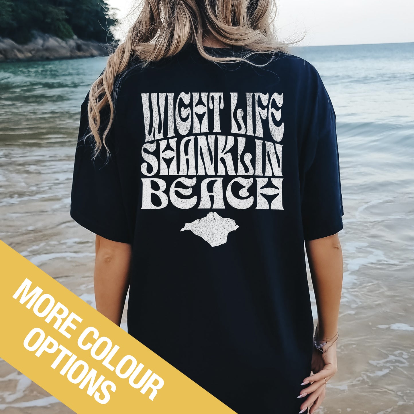 Wight Life T-Shirt - Shanklin Beach - WLT09