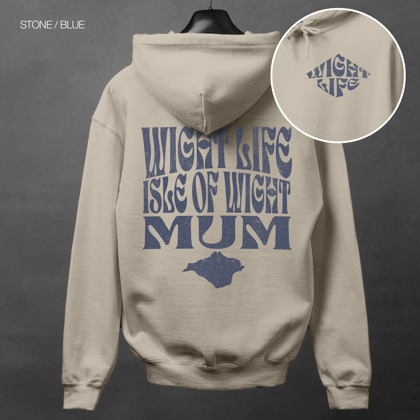 Wight Life Hoodie - Isle of Wight Mum - WLH14