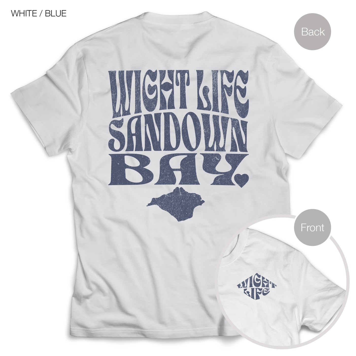 Wight Life T-Shirt - Sandown Bay - WLT06