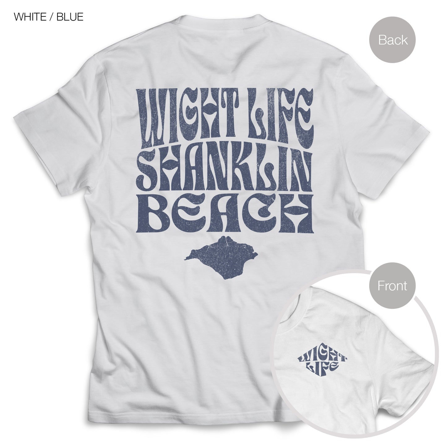 Wight Life T-Shirt - Shanklin Beach - WLT09
