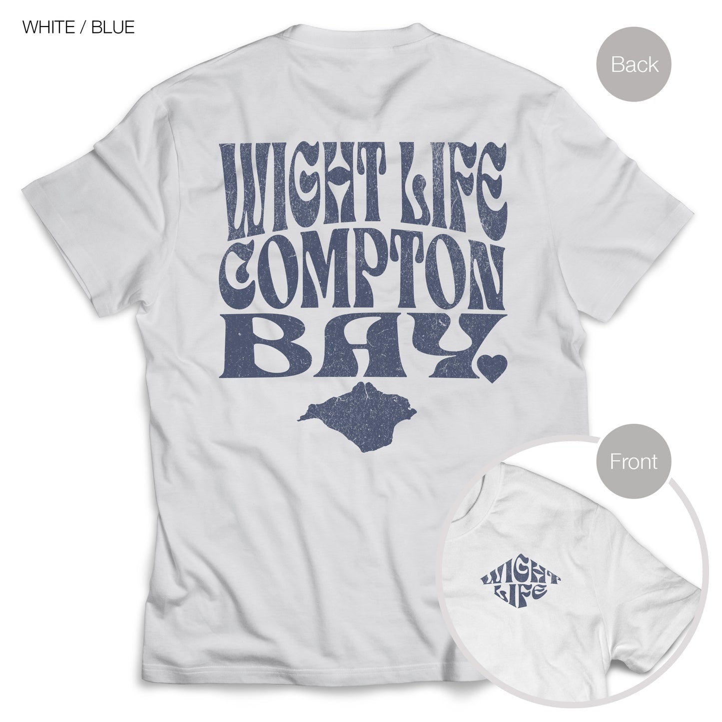 Wight Life T-Shirt - Compton Bay - WLT05