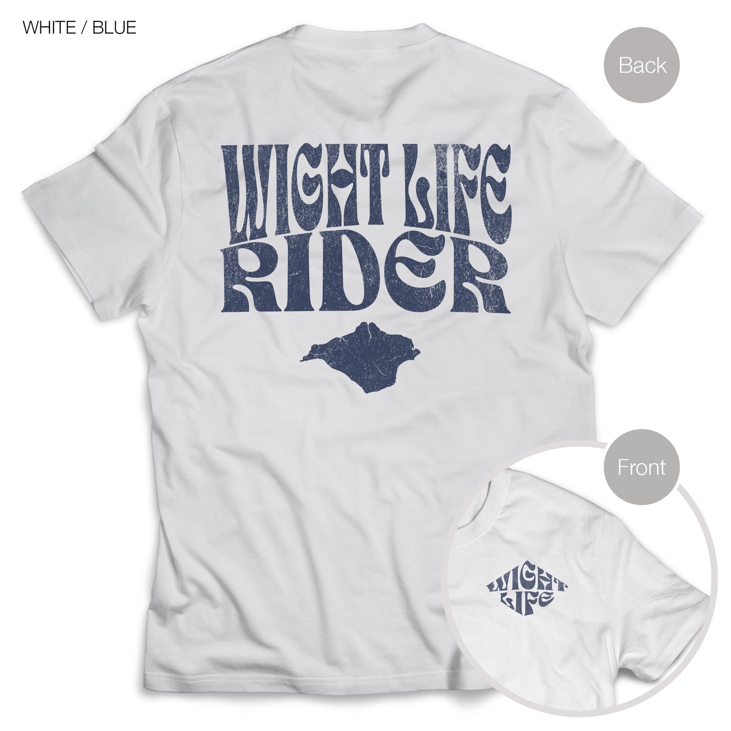Wight Life T-Shirt - Rider - Unisex Isle of Wight Tee