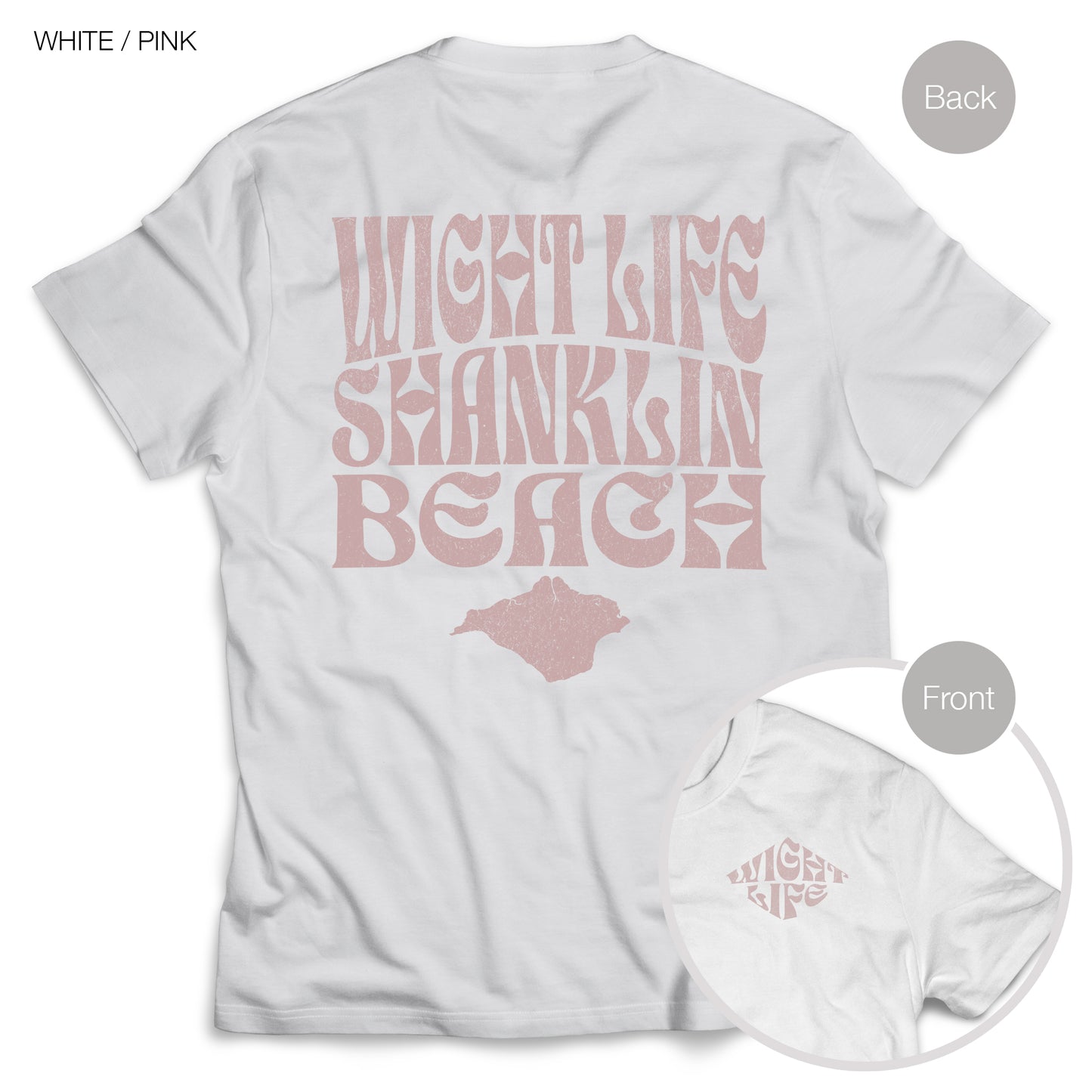 Wight Life T-Shirt - Shanklin Beach - WLT09