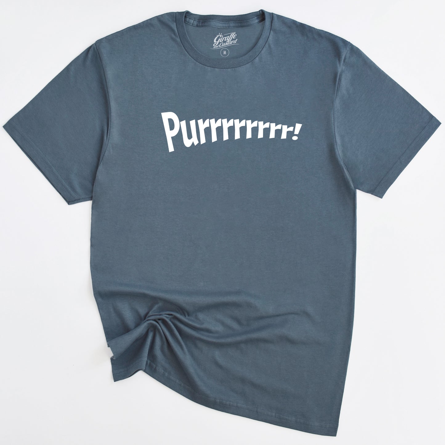 Purrrrrrr! Cat T-Shirt - Funny Slogan T-Shirt - Cat Lover