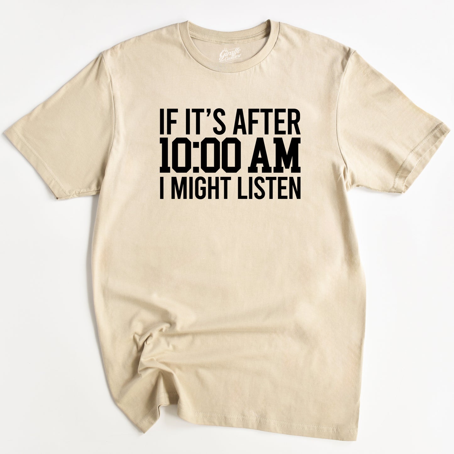 Lazy T-Shirt - Funny Slogan T-Shirt - Not a Morning Person - After 10AM