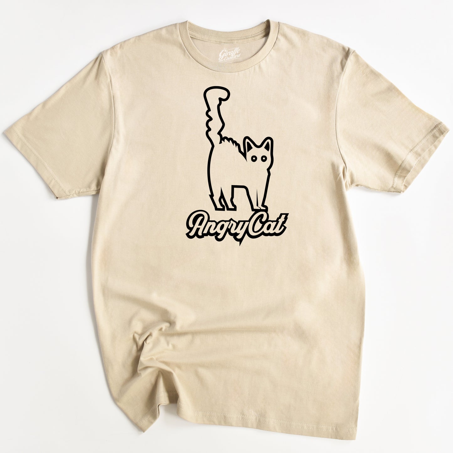 Angry Cat T-Shirt - Funny Slogan T-Shirt - Cat Lover