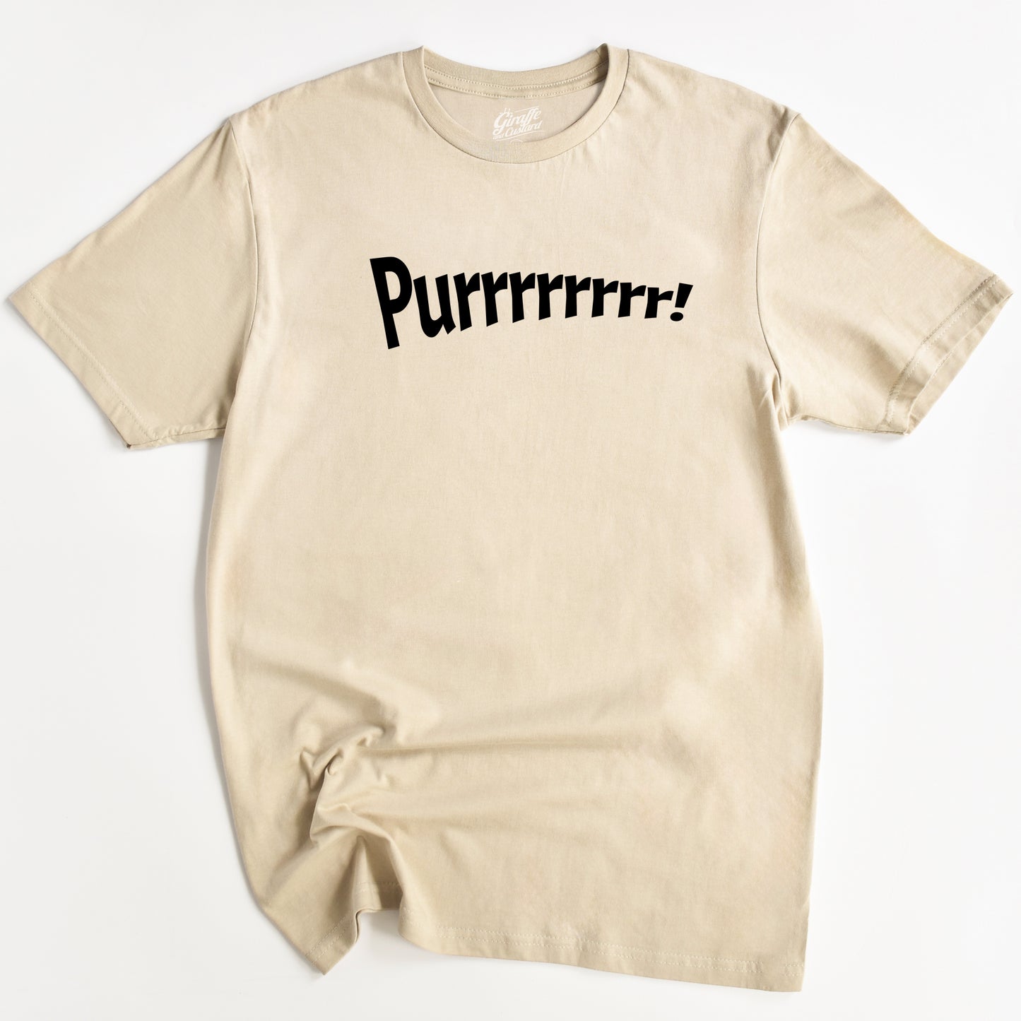 Purrrrrrr! Cat T-Shirt - Funny Slogan T-Shirt - Cat Lover