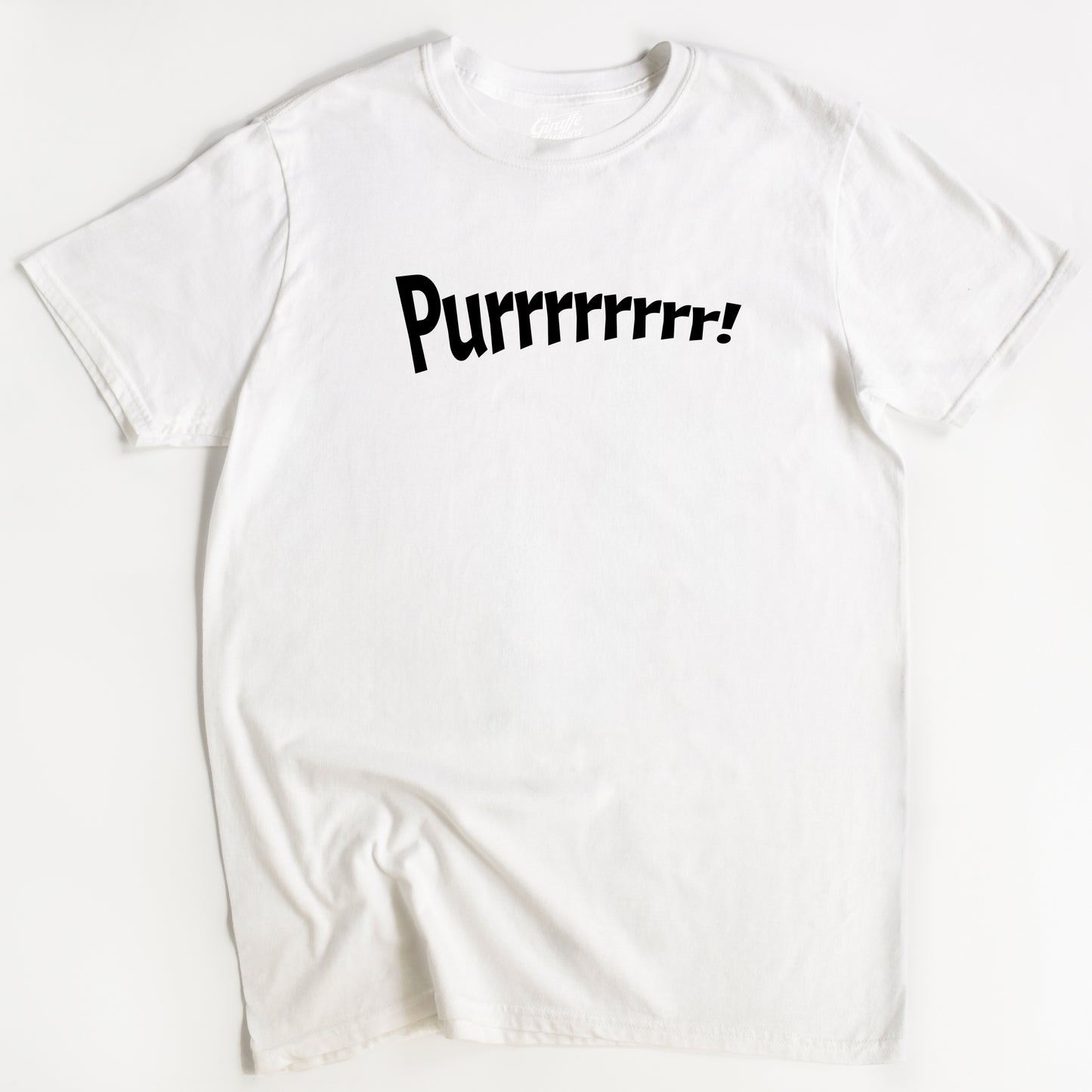 Purrrrrrr! Cat T-Shirt - Funny Slogan T-Shirt - Cat Lover