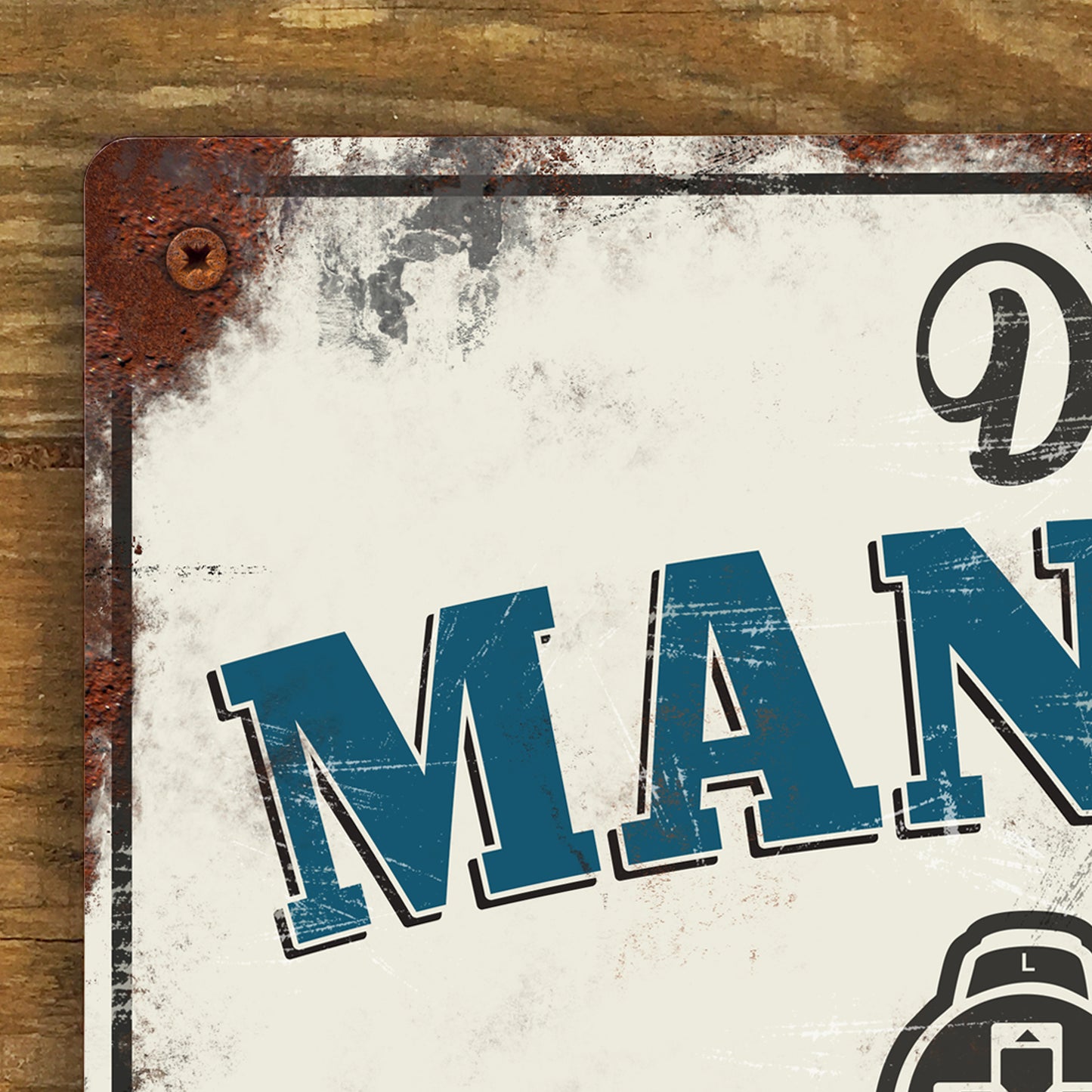 Personalised Man Cave Gamer Metal Sign 200mm x 305mm