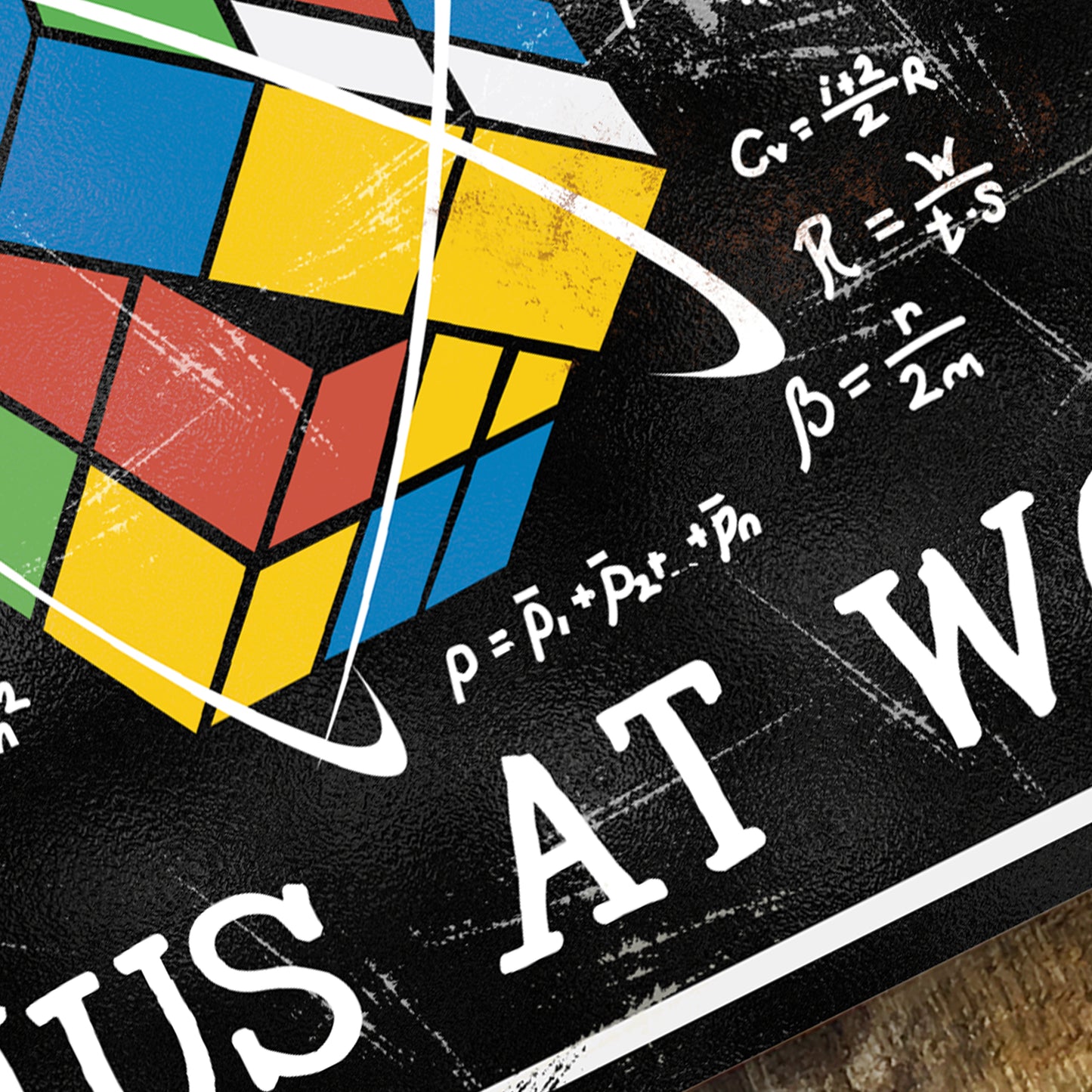 Personalised Man Cave Rubik's Metal Sign 200mm x 305mm