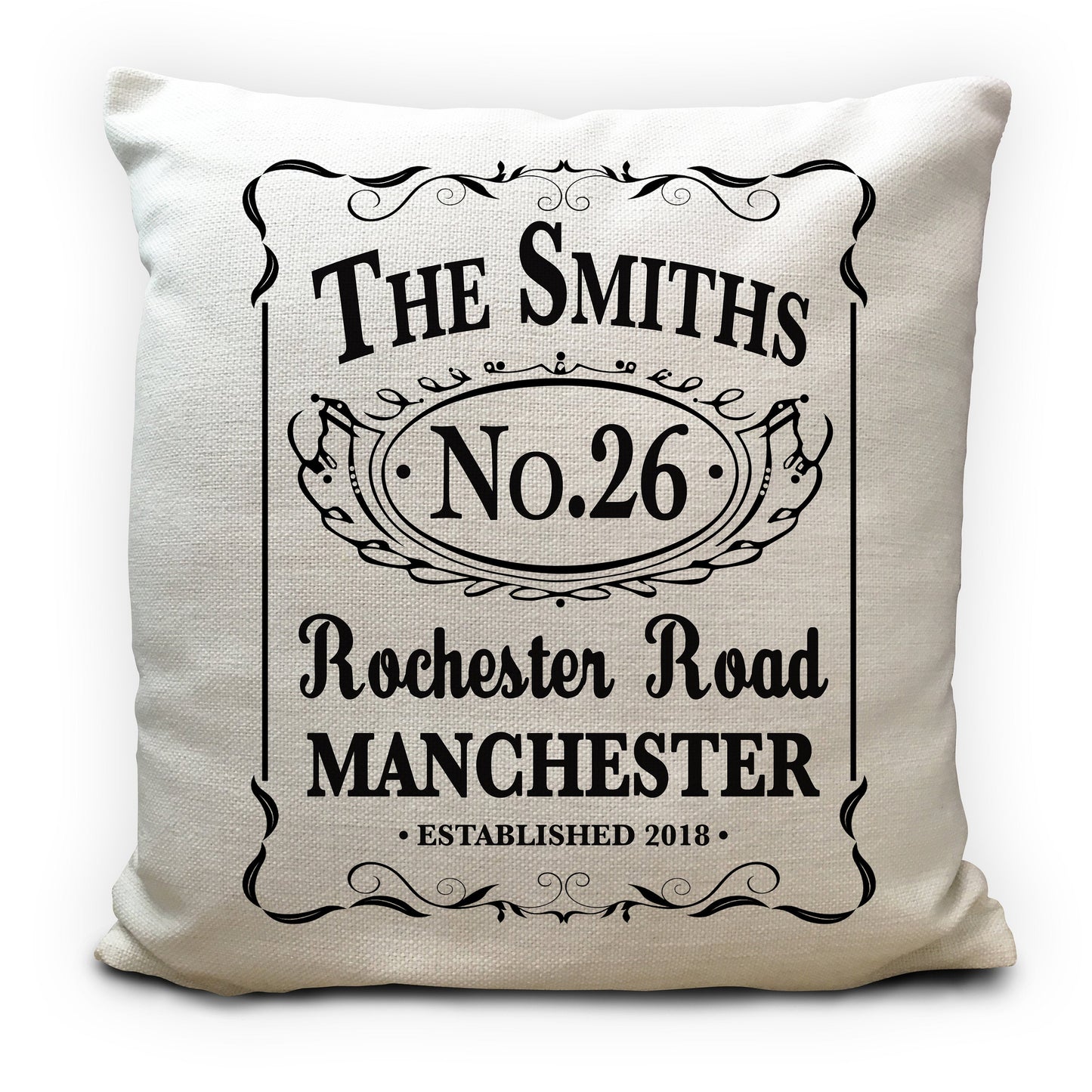 New Home house warming cushion cover jack Daniels inspired