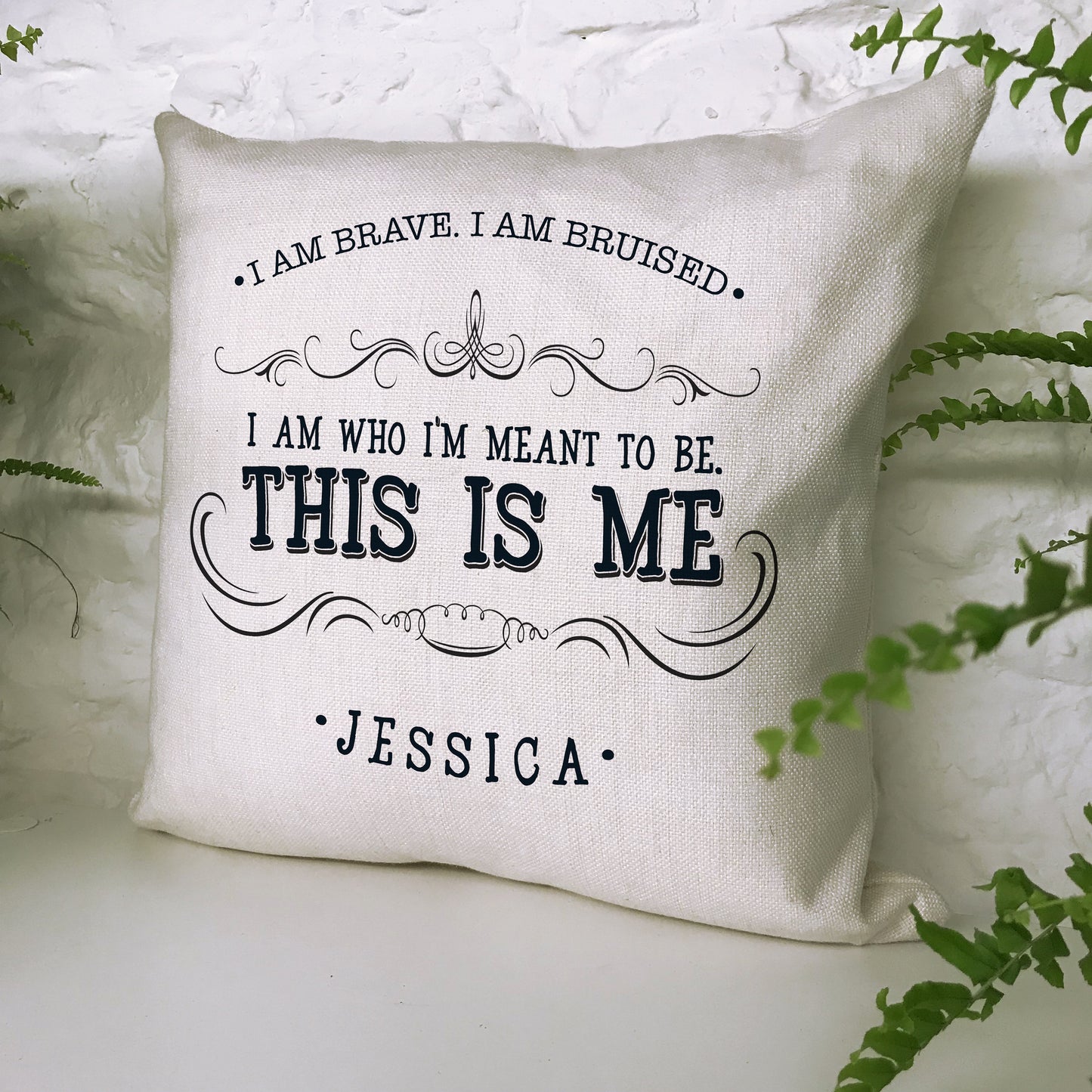 Personalised This is me quote motivational Cushion Cover 40cm 16"