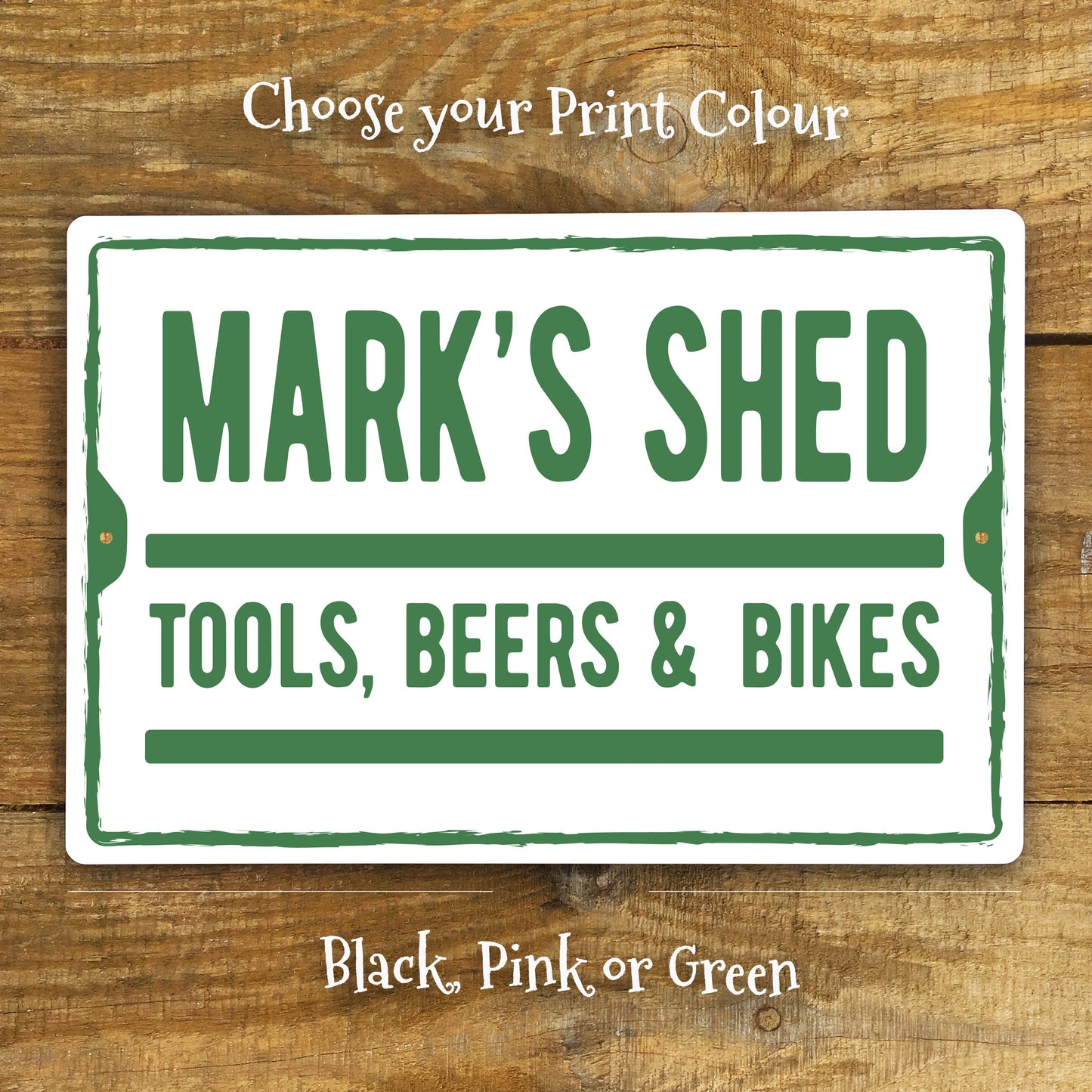 Personalised Metal Street Sign Home Bar Garden Waterproof 200x305mm