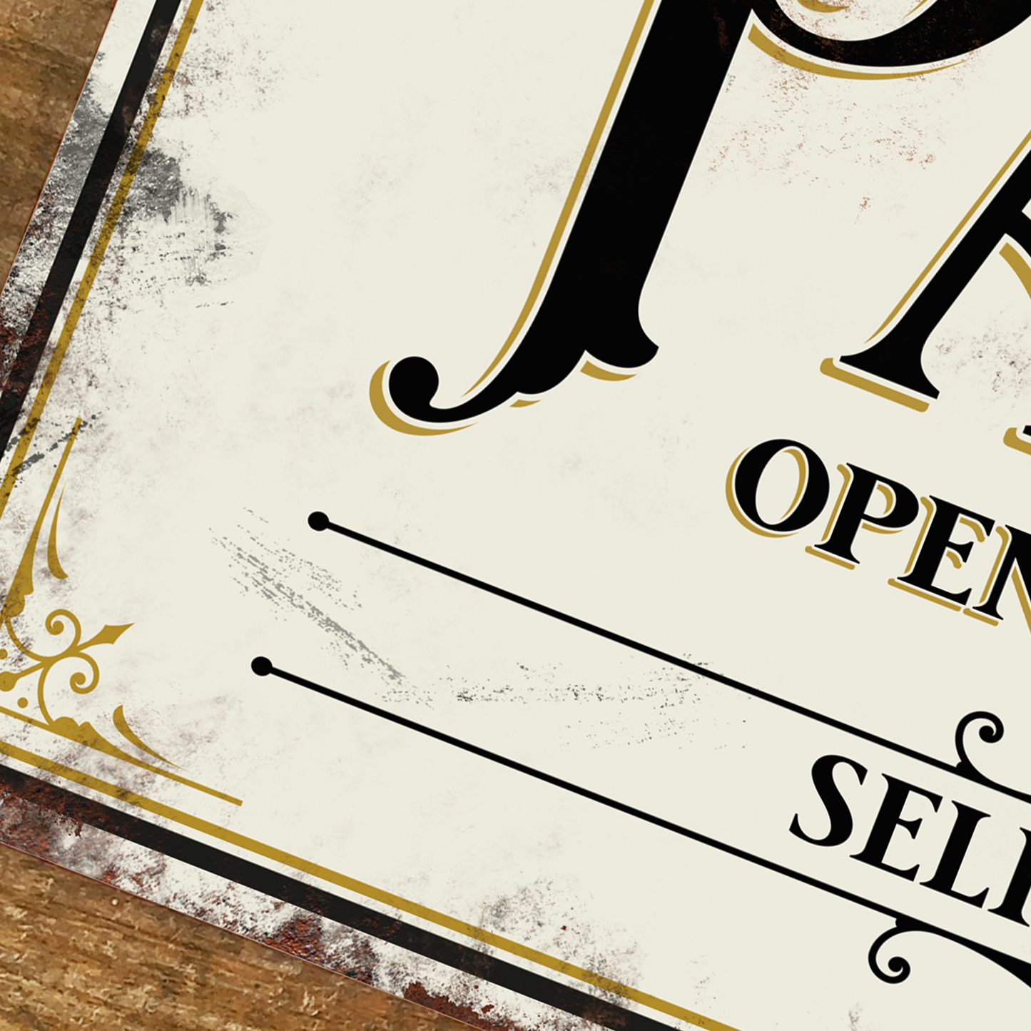 Personalised Pantry Sign Vintage Metal Sign 200mm x 305mm