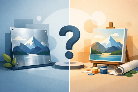 Metal Signs vs Canvas Prints: Which Works Best?