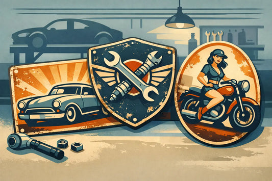 Garage Metal Signs Vintage Style That Work
