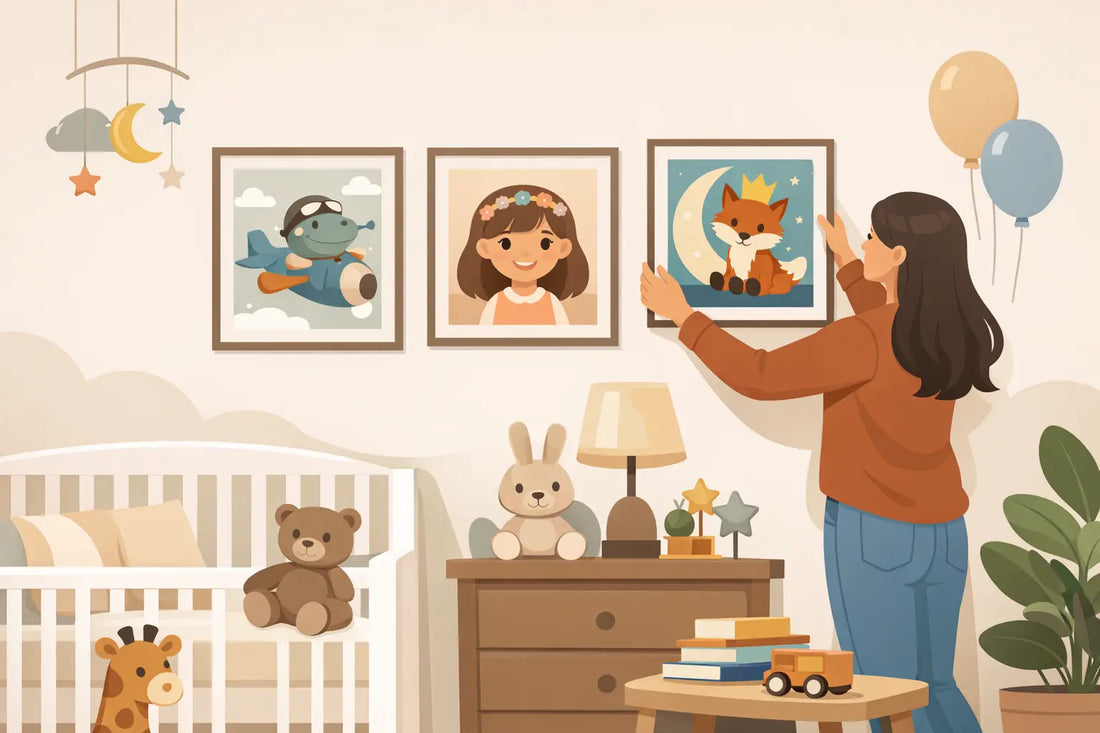 How to Personalise Nursery Wall Prints with Character
