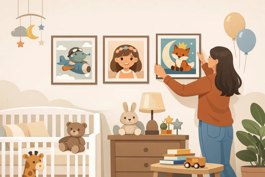How to Personalise Nursery Wall Prints with Character