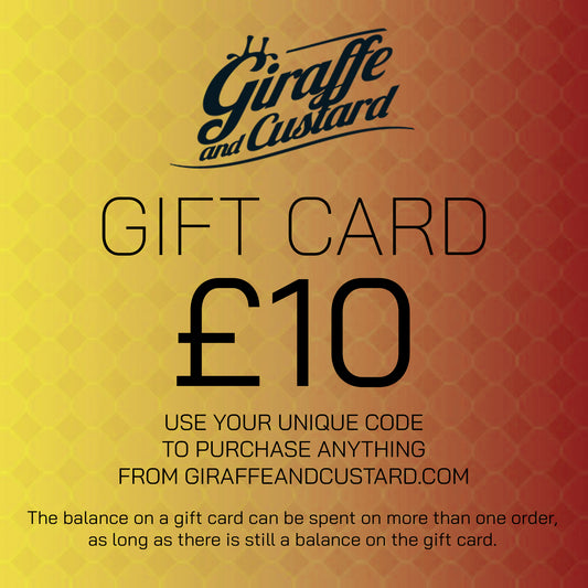 Giraffe and Custard Gift Card