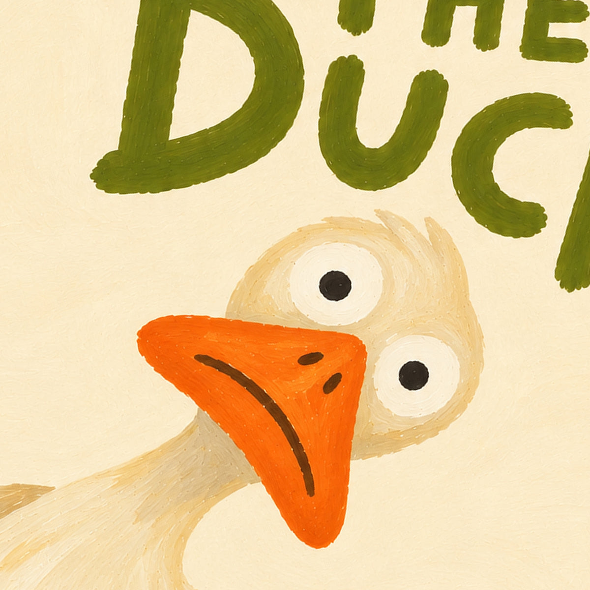 What The Duck? Funny Duck Wall Art Print – Quirky Animal Poster