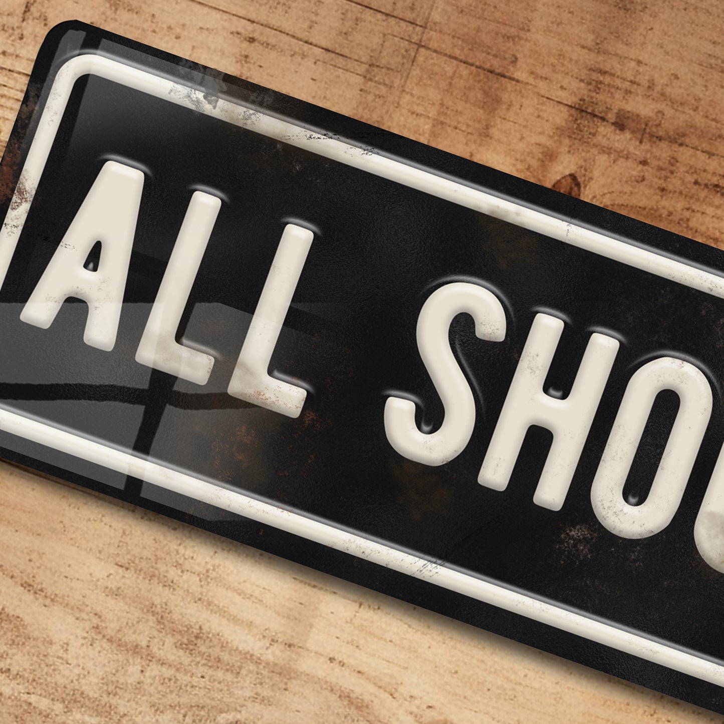 Elvis Presley All Shook Up Road Sign Metal Retro Vintage Collectors Gift 100x305mm