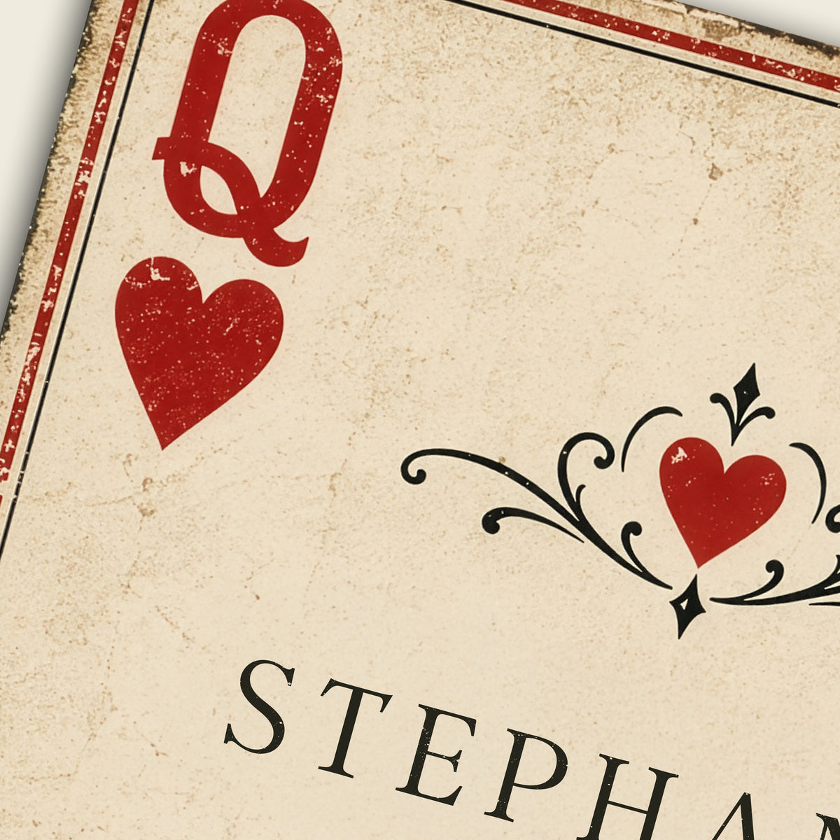 Personalised King & Queen of Hearts Print – Wedding & Anniversary Wall Art