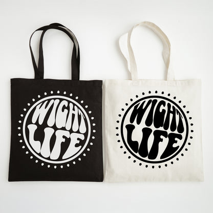Wight Life Tote Bag - Sixties Power Circle - Shopping Bag