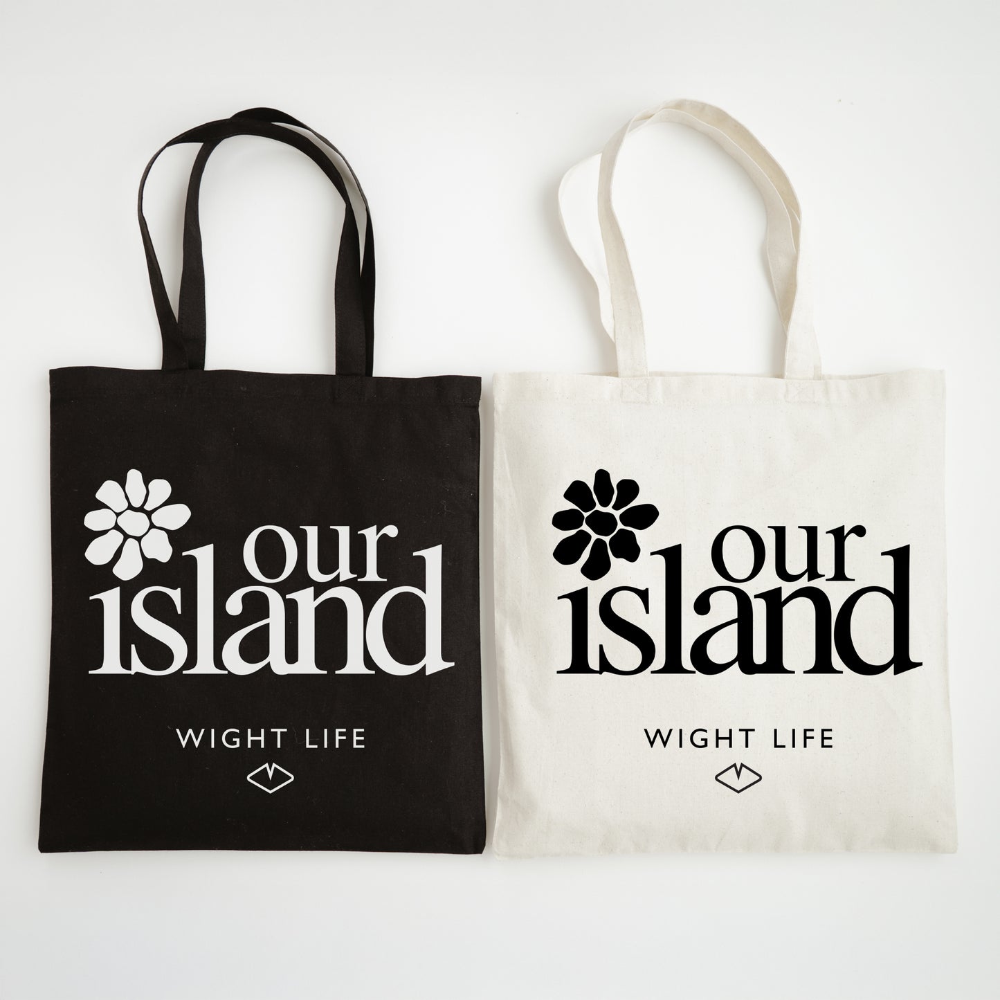 Wight Life Tote Bag - Our Island Flower - Shopping Bag