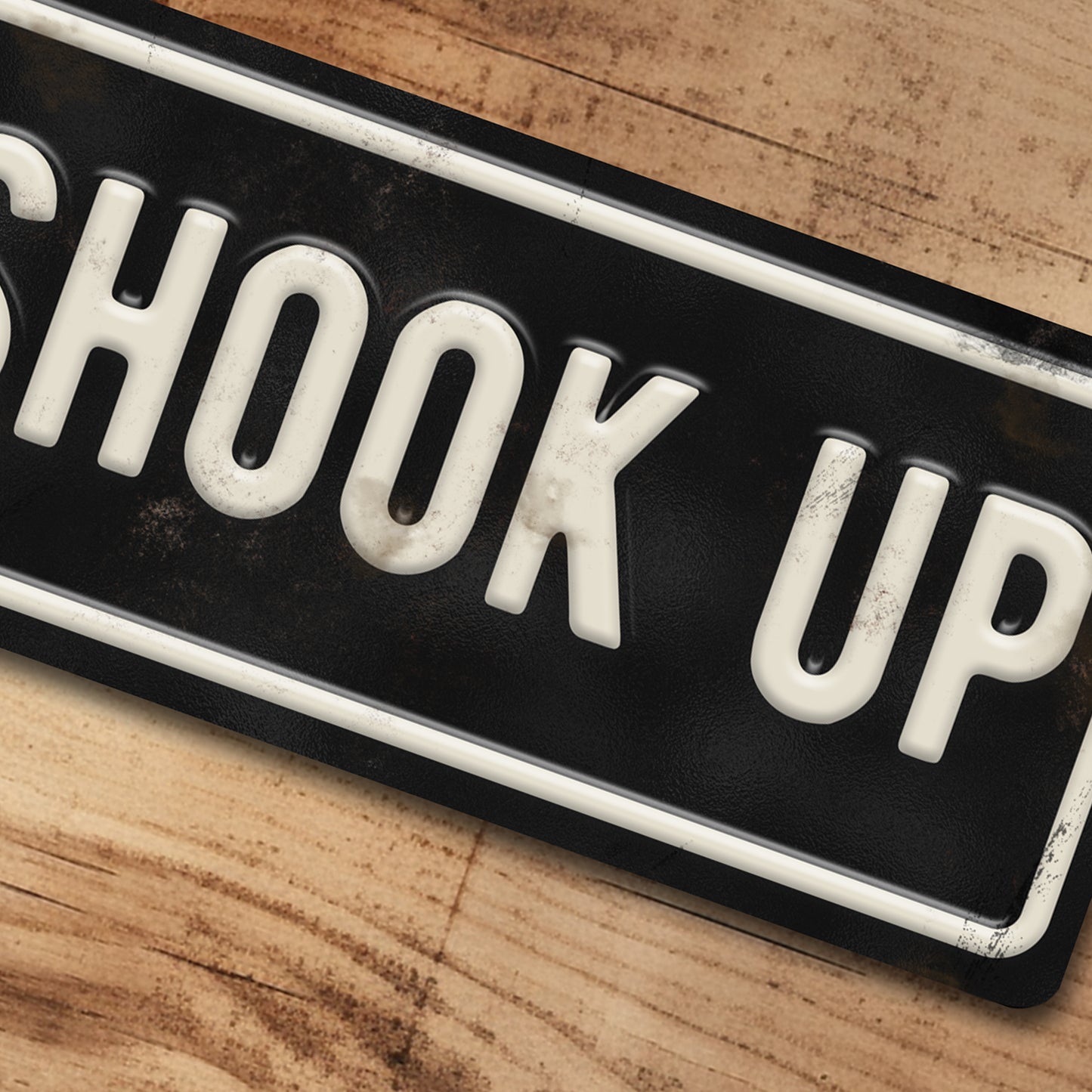 Elvis Presley All Shook Up Road Sign Metal Retro Vintage Collectors Gift 100x305mm