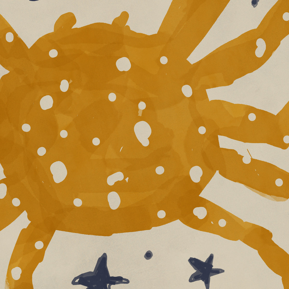 Let’s Dance Crab Print – Quirky Coastal Wall Art