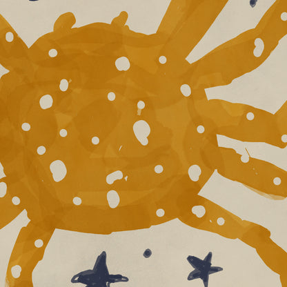 Let’s Dance Crab Print – Quirky Coastal Wall Art